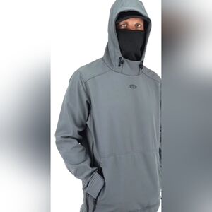 AFTCO Men's Charcoal Windbreaker